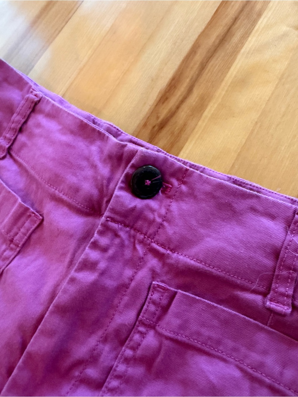 Maeve Wide-Leg Cotton Pants in Bright Purple - Picture 3 of 9